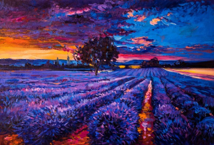 عکس با کیفیت نقاشی منظره صحرا